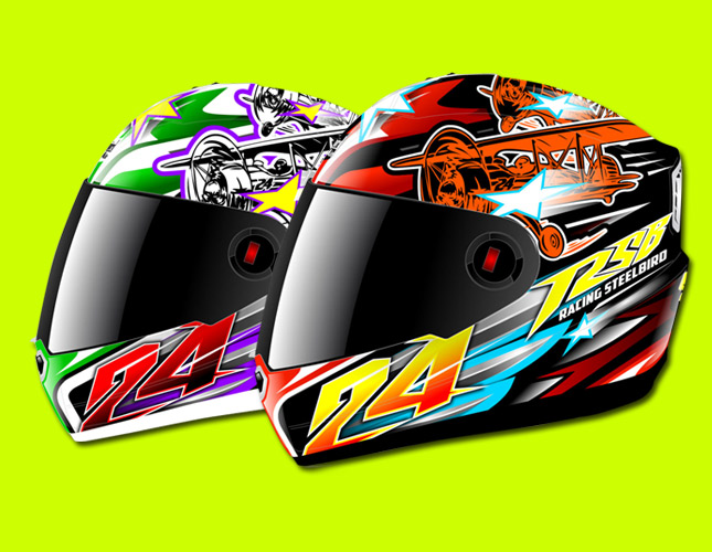 helmet graphic design