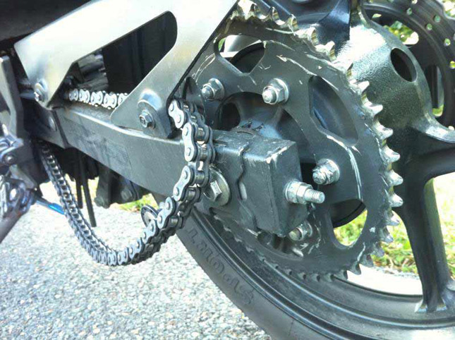how to tighten cycle chain